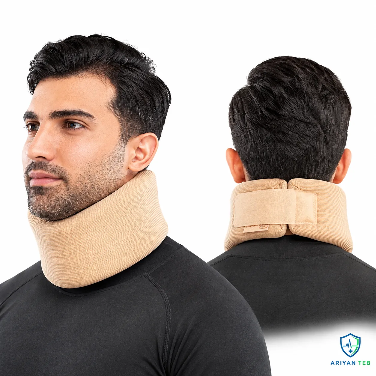 گردنبند طبی اسفنجی قوس دار سما طب (نرم و ارگونومیک)